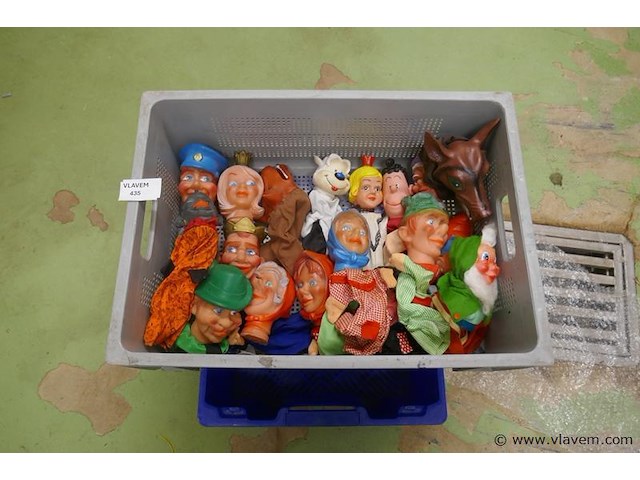 Poppenkast poppen - afbeelding 1 van  1