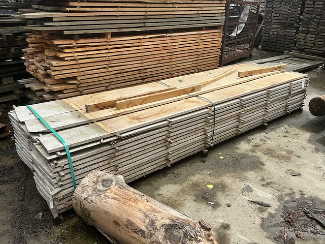Populier planken 22 mm 1,4 m3 - afbeelding 2 van  5