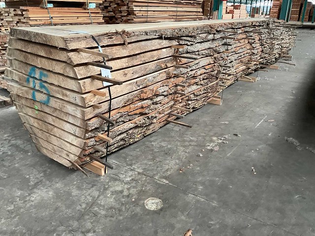 Populier planken 52 mm ca. 3 m³ - afbeelding 1 van  6