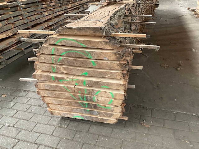 Populier planken 52 mm ca. 3 m³ - afbeelding 4 van  6