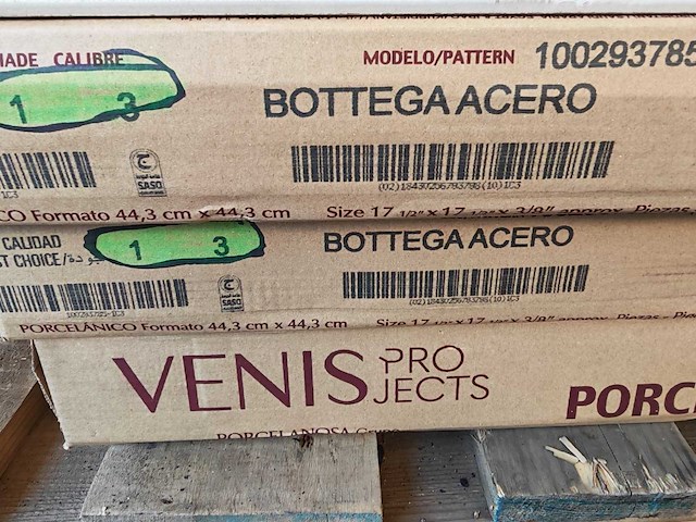 Porcelanosa bottega acero mat vloertegel 44,3x44,3 cm 4,12 m² - afbeelding 5 van  7