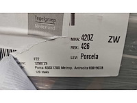 Porcelanosa metropolitan antracita mat wandtegel 45x120 cm 24,3 m² - afbeelding 6 van  11