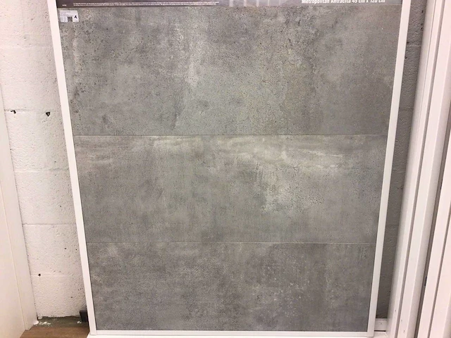 Porcelanosa metropolitan antracita mat wandtegel 45x120 cm 24,3 m² - afbeelding 4 van  11