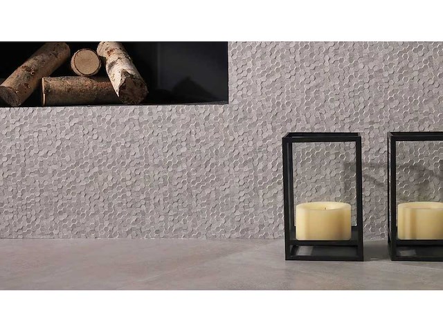 Porcelanosa metropolitan dubai antracita mat wandtegel 33,3x100 cm 36,63 m² - afbeelding 1 van  4