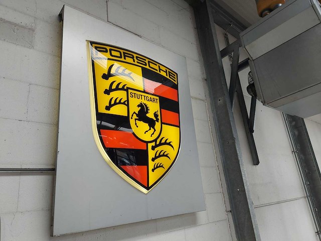 Porsche - 1990 - 911 - porsche origineel dealership sign - afbeelding 4 van  6