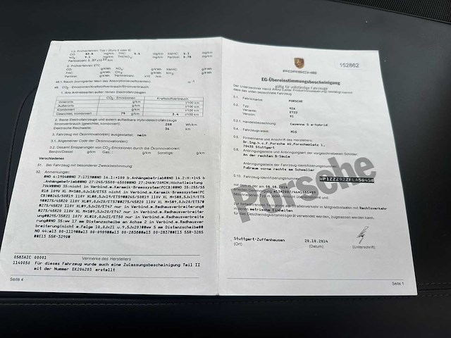 Porsche - 2014 - cayenne - s hybride facelift - personenauto - afbeelding 42 van  54