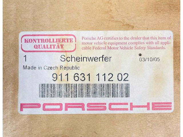 Porsche - 911 koplampen - autoverlichting - afbeelding 3 van  4