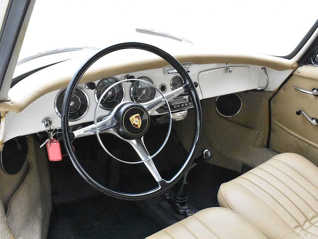Porsche 356b t6 notchback karmann coupe - afbeelding 15 van  59