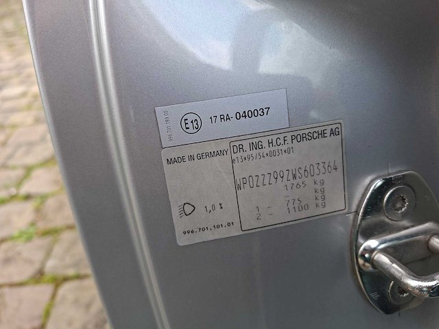 Porsche 911 996 carrera - afbeelding 31 van  43