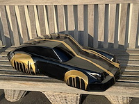 Porsche 911 sculptuur 90cm black/gold - afbeelding 1 van  2