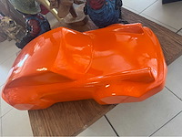 Porsche 911 sculptuur 90cm orange - afbeelding 1 van  1