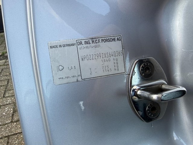 Porsche 911 type 996 cabrio, 1998 - afbeelding 22 van  64