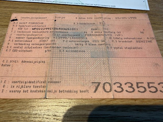 Porsche 911 type 996 cabrio, 1998 - afbeelding 51 van  64