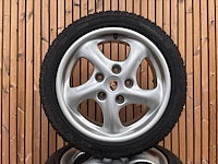 Porsche 996 velgen + winterbanden - afbeelding 2 van  6