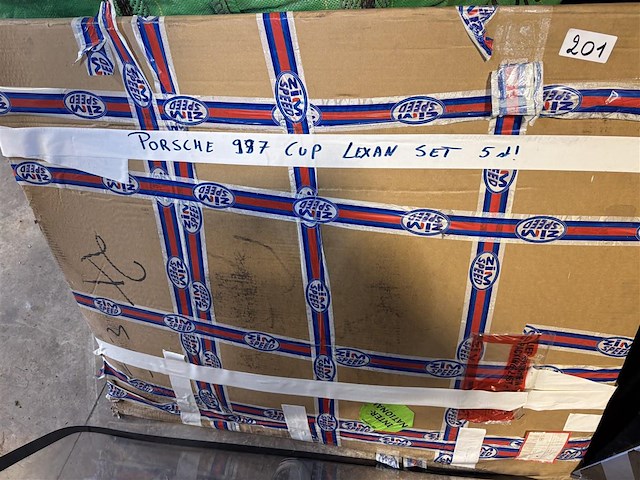 Porsche 997 cup lexan set 5 delig - afbeelding 2 van  4