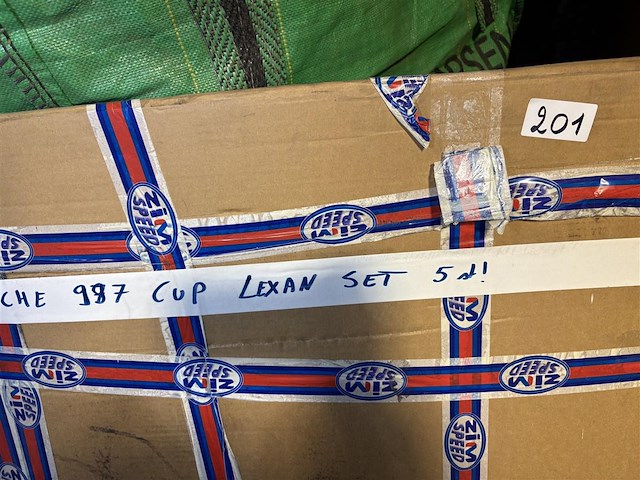 Porsche 997 cup lexan set 5 delig - afbeelding 4 van  4