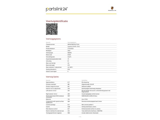 Porsche cayman gt4rs, 2023 - afbeelding 41 van  49