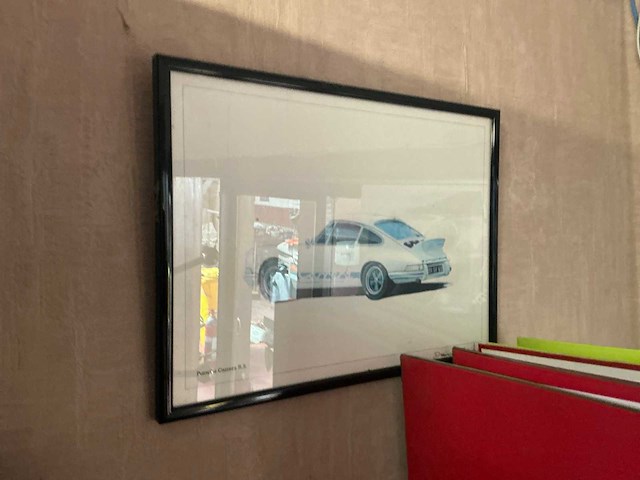 Porsche kaders wanddecoratie (10x) - afbeelding 4 van  10
