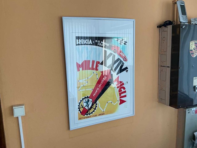 Porsche kaders wanddecoratie (10x) - afbeelding 5 van  10