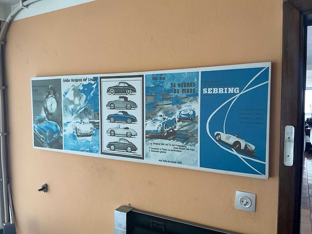 Porsche kaders wanddecoratie (10x) - afbeelding 6 van  10