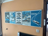 Porsche kaders wanddecoratie (10x) - afbeelding 6 van  10