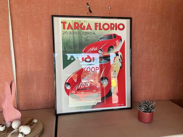 Porsche kaders wanddecoratie (10x) - afbeelding 7 van  10