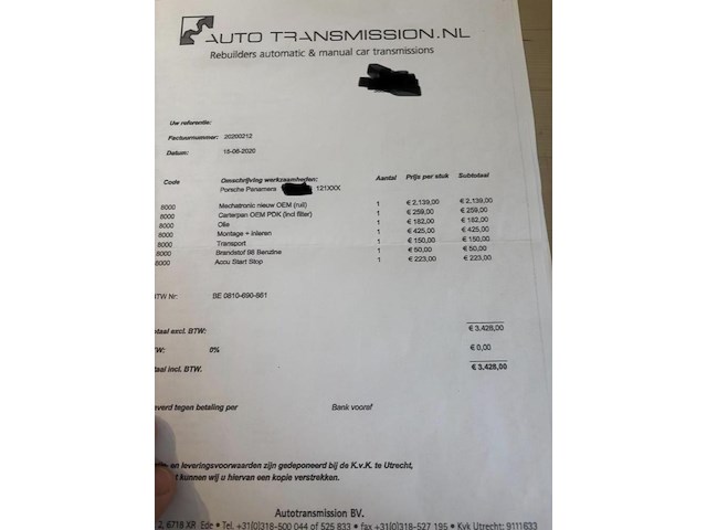 Porsche panamera - afbeelding 18 van  26