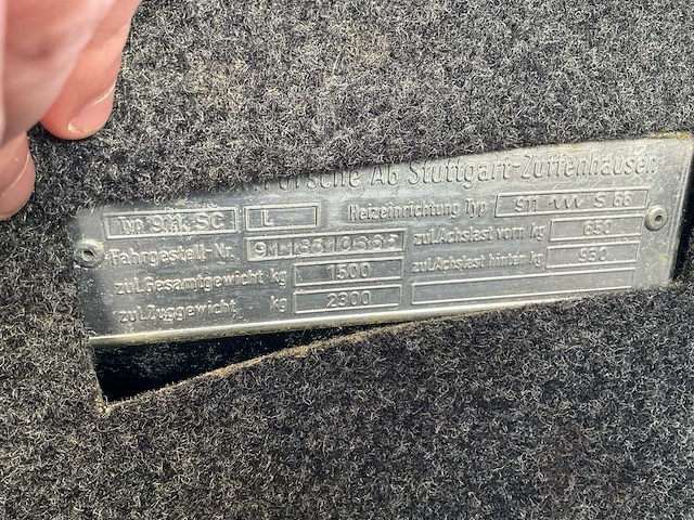 Porsche targa 911 sc targa oldtimer - afbeelding 20 van  38