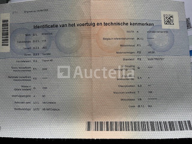 Porsche taycan 4s 2020 -- -- black friday (-65% de frais acheteurs) - afbeelding 18 van  25