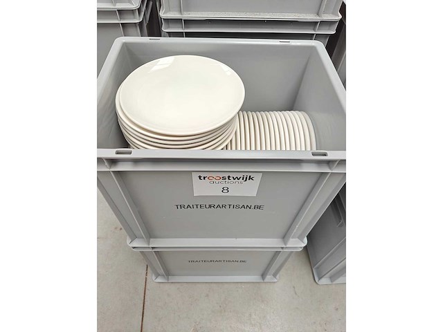 Porselein: dessertborden (87x) - afbeelding 1 van  3