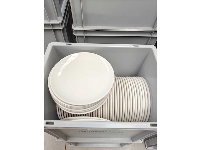 Porselein: dessertborden (87x) - afbeelding 2 van  3