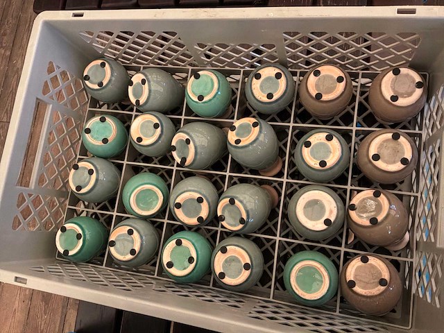 Porselein potjes (95x) - afbeelding 3 van  5