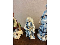 Porseleinen beeldjes (4x) - afbeelding 3 van  5