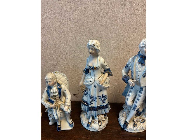 Porseleinen beeldjes (4x) - afbeelding 5 van  5