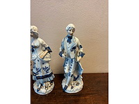 Porseleinen beeldjes (4x) - afbeelding 4 van  5