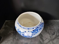 Porseleinen bloempot delft diam. 40cm - afbeelding 2 van  5