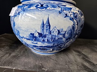 Porseleinen bloempot delft diam. 40cm - afbeelding 4 van  5