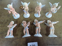 Porseleinen engelen 8 stuks - afbeelding 4 van  4
