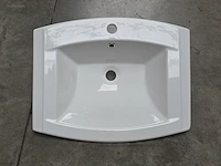 Porseleinen inbouw wastafel eago bb 107