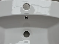 Porseleinen inbouw wastafel eago bb 107 - afbeelding 2 van  4