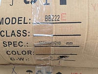Porseleinen inbouw wastafel eago bb 222 - afbeelding 5 van  5