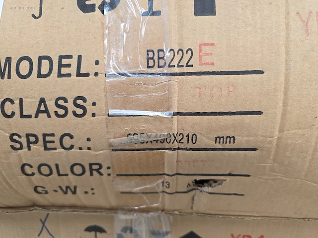 Porseleinen inbouw wastafel eago bb 222 - afbeelding 5 van  5