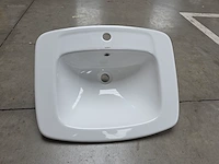 Porseleinen inbouw wastafel eago bb 222