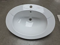 Porseleinen inbouw wastafel eago bb 226