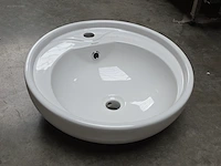 Porseleinen opbouw wastafel eago ba 103