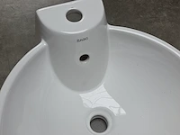 Porseleinen opbouw wastafel eago ba 121 - afbeelding 3 van  5
