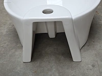 Porseleinen opbouw wastafel eago ba 121 - afbeelding 4 van  5