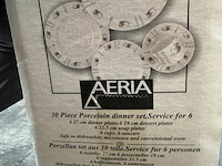 Porseleinen servies diner set - 30 st - aeria - afbeelding 3 van  4