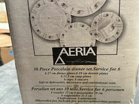 Porseleinen servies diner set - 30 st - aeria - afbeelding 3 van  3