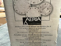 Porseleinen servies diner set - 30 st - aeria - afbeelding 3 van  3